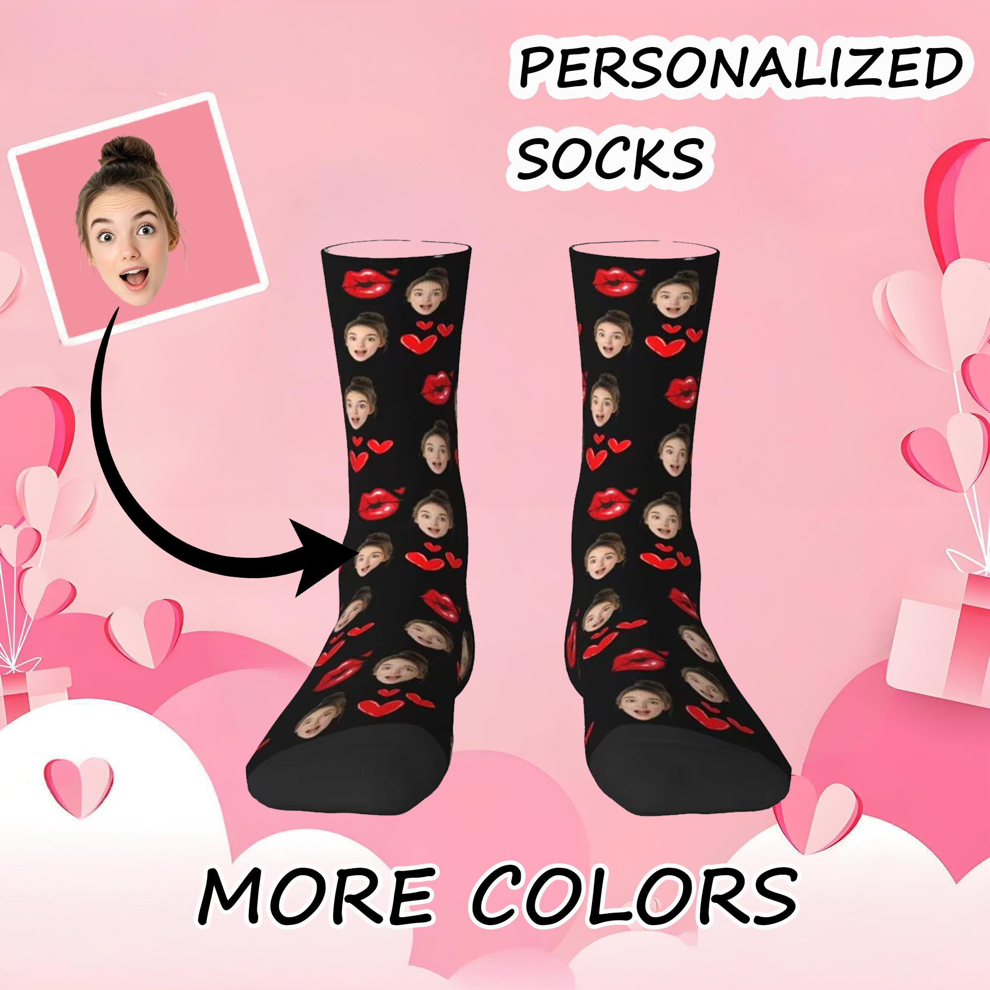 Dress Sock Men - カスタムノベルティメンズパーソナライズドヘッドフェイスフォトドレスソックスユニセックス快適暖かい3Dプリントビートギフトクルーソックス