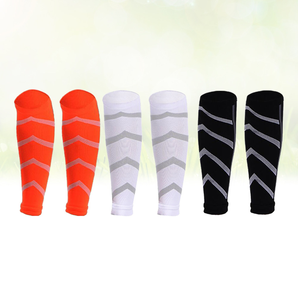 3組のカーフ用コンプレッションスリーブ。軽量で通気性が良く、 - Compression Sleeve Calf のレビューと価格