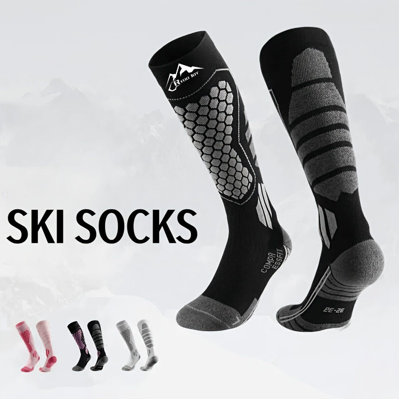 ユニセックス厚手スキーソックス 速乾性 保温性 プロ仕様 ス - Thermal Sock Winter のレビューと価格