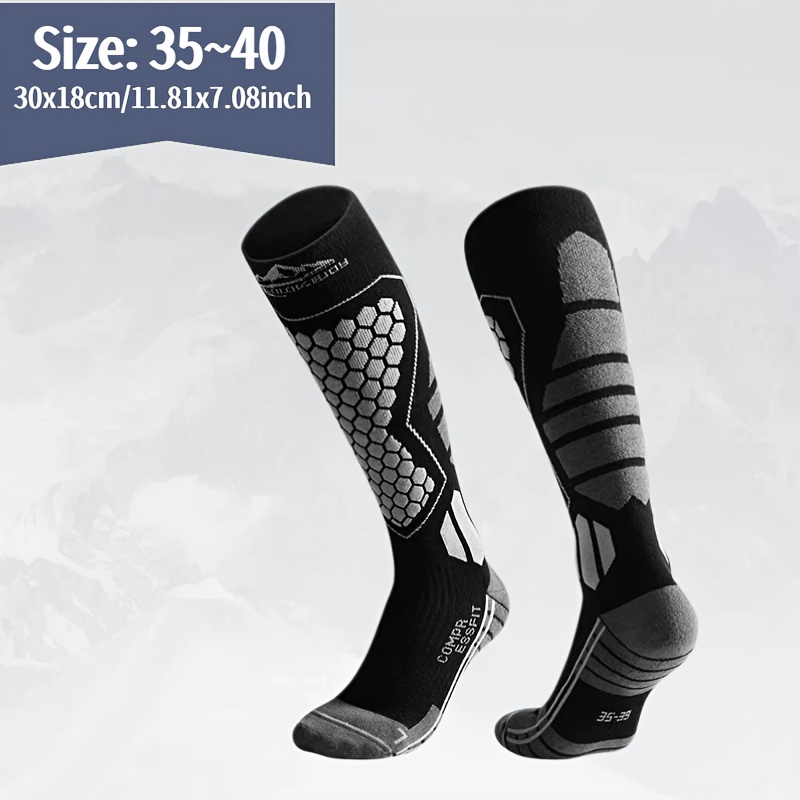 ユニセックス厚手スキーソックス 速乾性 保温性 プロ仕様 ス - Thermal Sock Winter のレビューと価格