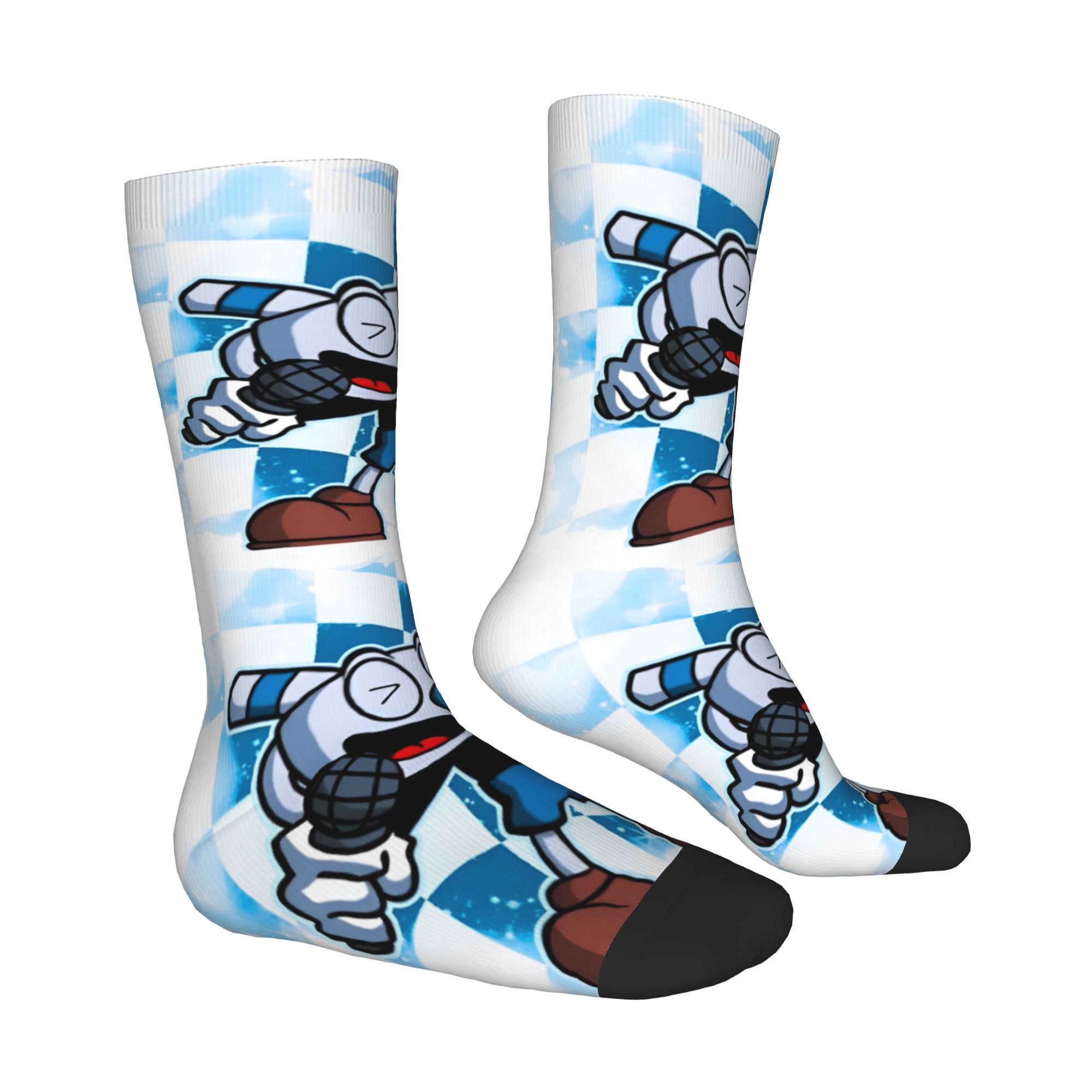 カスタムカップヘッド＆マグマンメンズクルーソックス ユニセッ - Dress Sock Men のレビューと価格