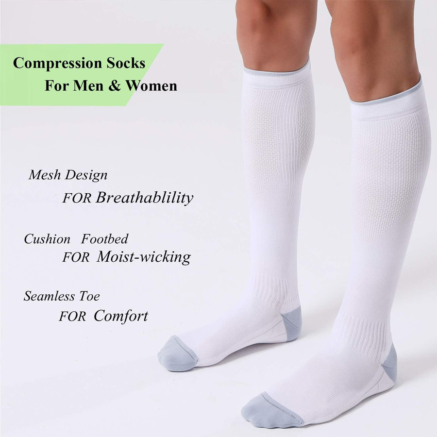 3/1ペア 20-30mmHg 圧縮ソックス、循環サポートふ - Compression Sleeve Calf のレビューと価格