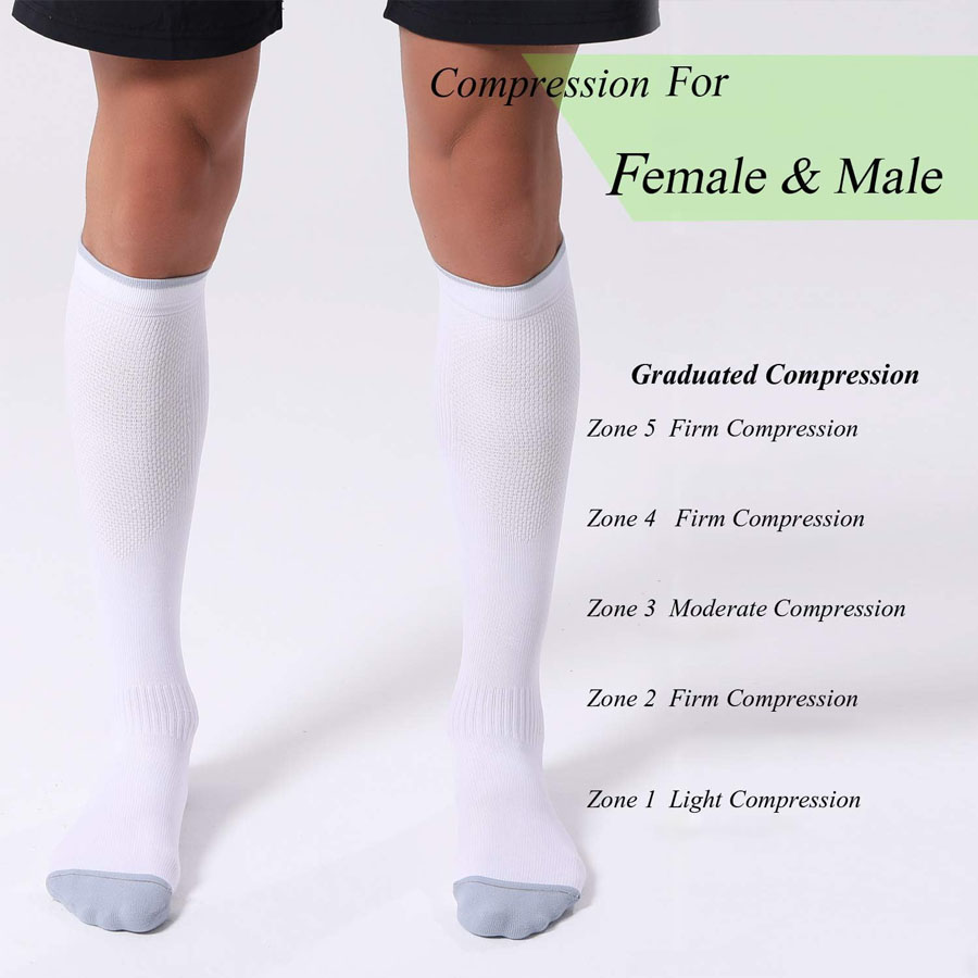 3/1ペア 20-30mmHg 圧縮ソックス、循環サポートふ - Compression Sleeve Calf のレビューと価格