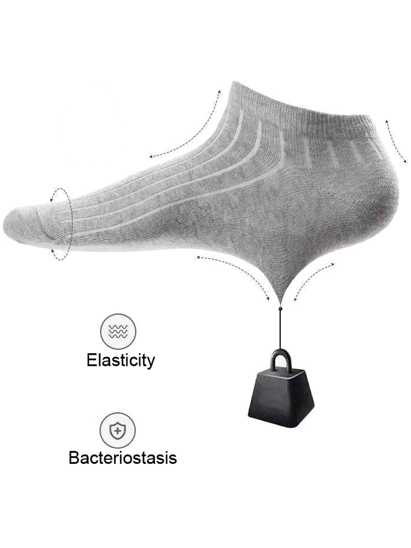 メンズ通気性アンクルソックス 10足組 アソート ソフト ロ - Ankle Sock Low Cut のレビューと価格