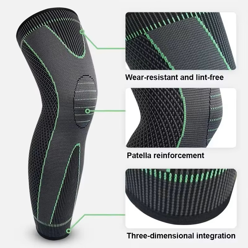 2個入り圧縮膝パッドサポート、ストライプ付きスポーツスリーブ - Compression Sleeve Calf のレビューと価格