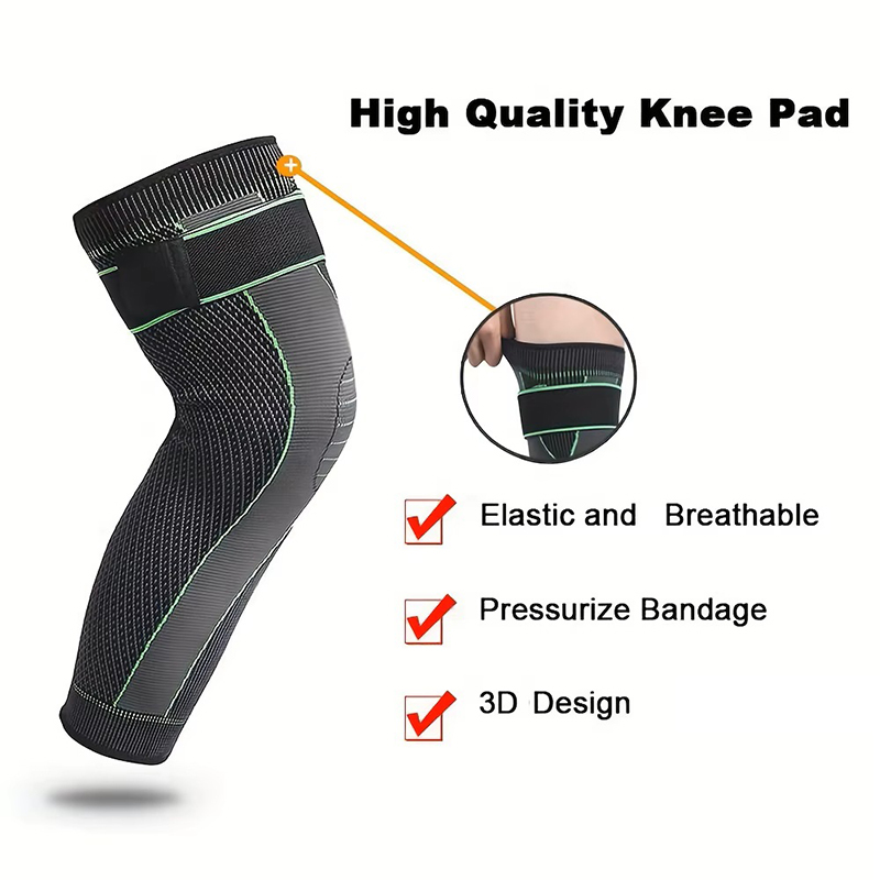 2個入り圧縮膝パッドサポート、ストライプ付きスポーツスリーブ - Compression Sleeve Calf のレビューと価格