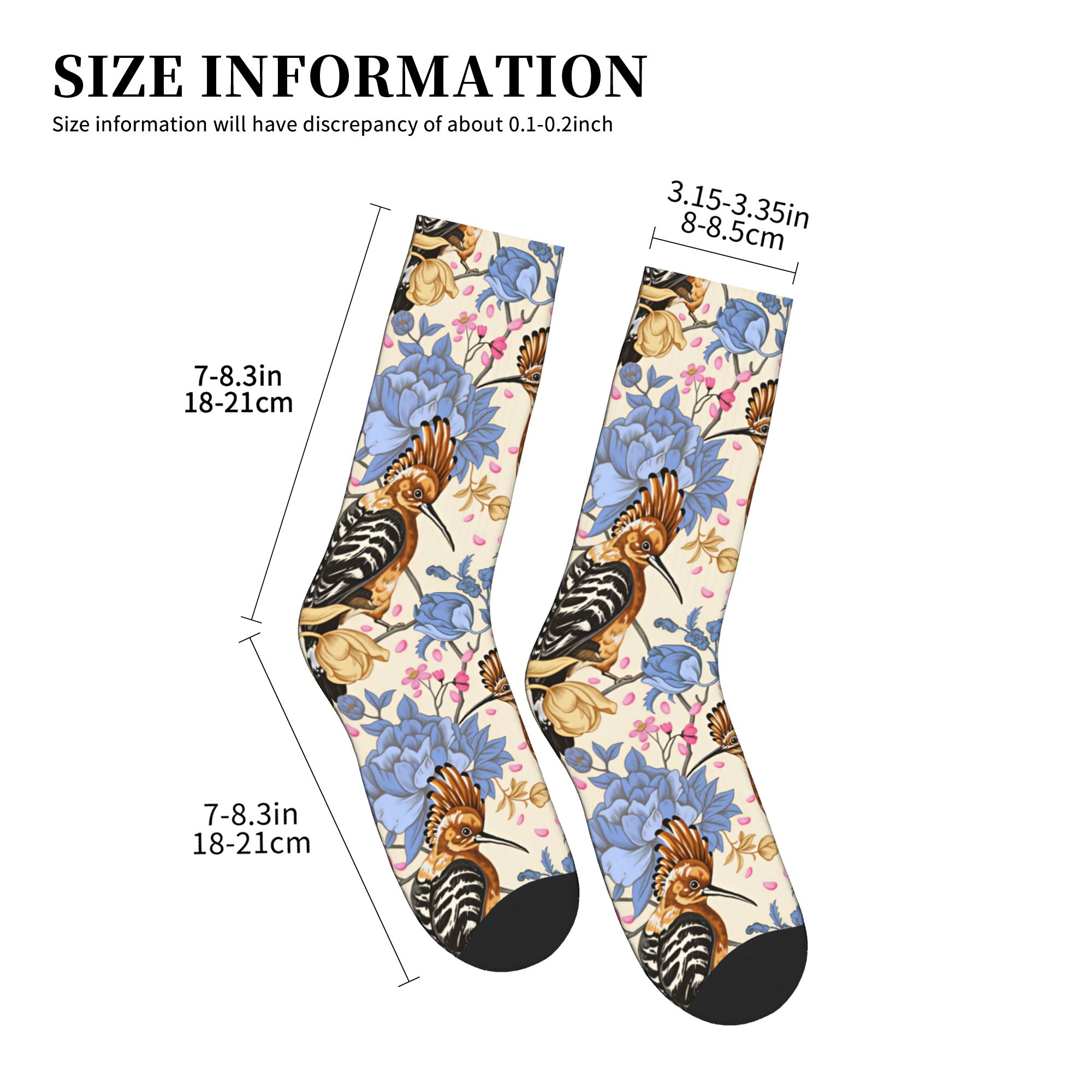 ホープーバード ブルーピオニー ヴィンテージ花柄ドレスソック - Dress Sock Men のレビューと価格